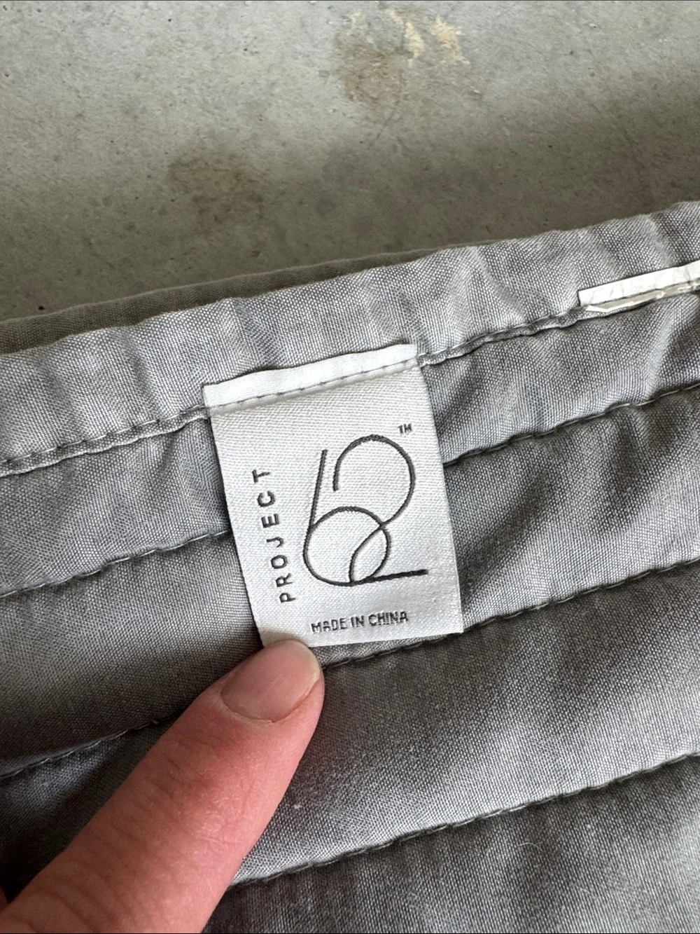 Project 62 Light Gray Twin/Twin XL Quilt